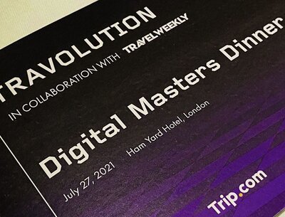 Travolution Leaving Lockdown: Digital Masters Dinner