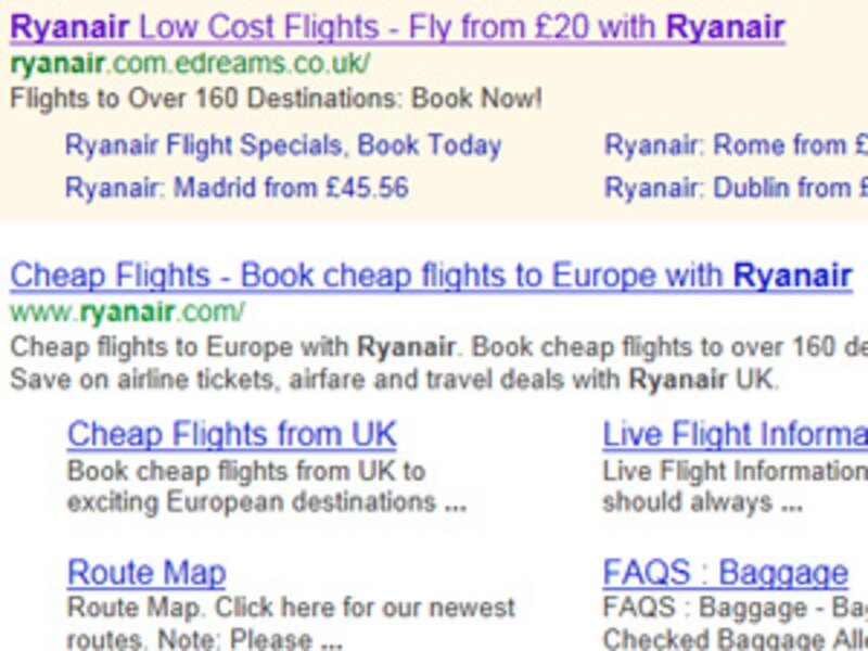 Ryanair threatens legal action over eDreams PPC campaign