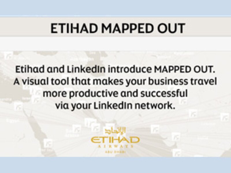 Etihad launches LinkedIn online mapping tool