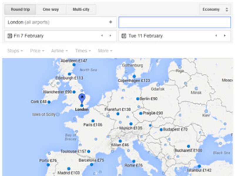 Ryanair partners with Google Flight Search