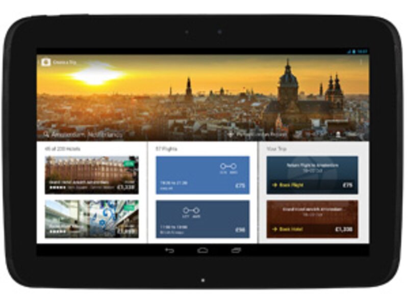 New Expedia tablet app offers more natural trip search interface
