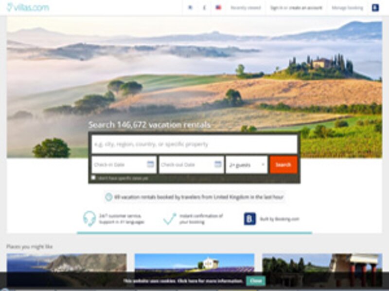 Cottages4you tie-up adds 10,000 properties to Villas.com