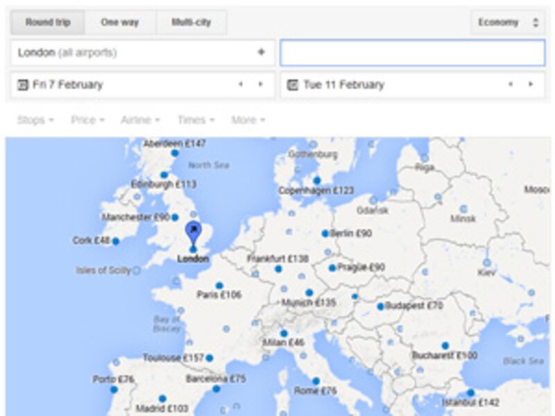 Etihad flights to appear on Google search tool