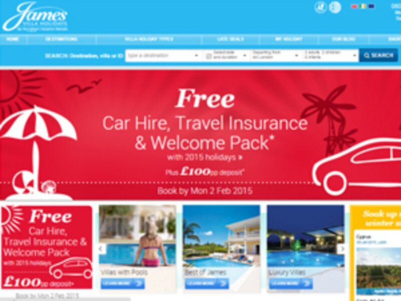 James Villas announces BA holidays tie-up