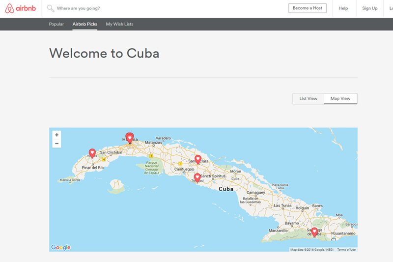 Airbnb boosts Cuban offering as US relations thaw
