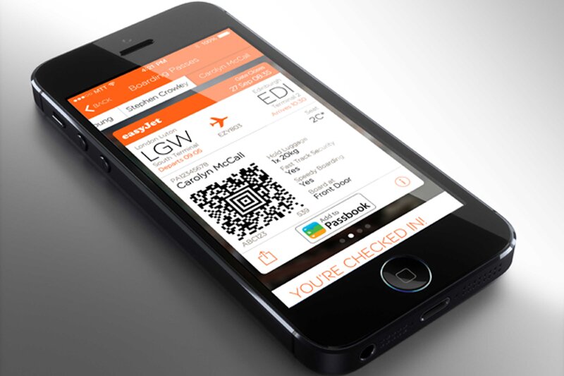 EasyJet makes mobile bookings available by Apple Pay