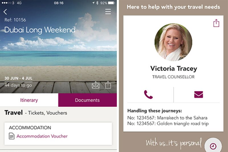 Travel Counsellors’ first app focuses on personalisation