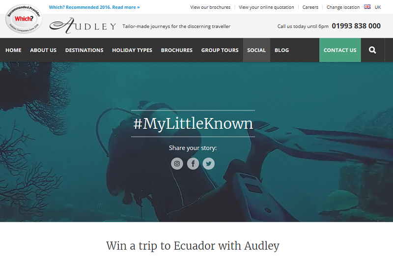 Audley Travel to focus on UGC after Stackla deal