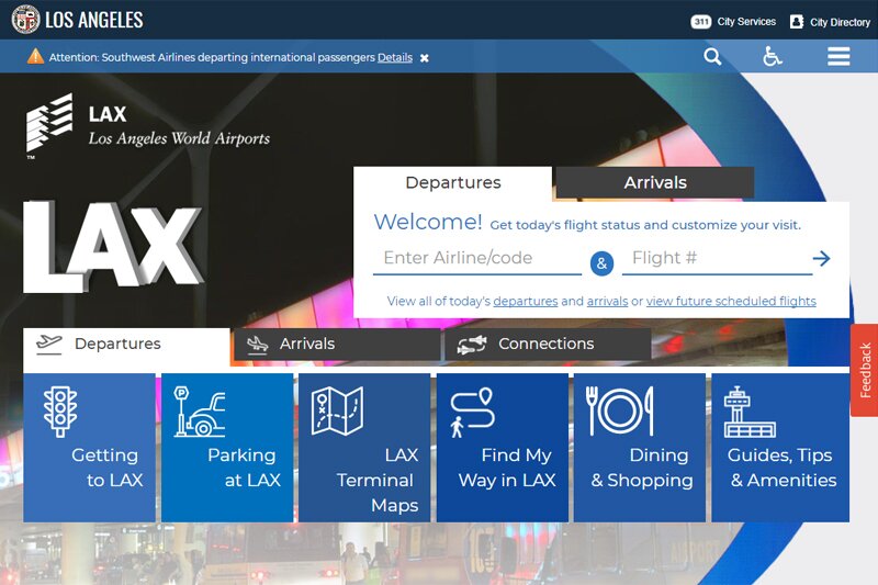 Los Angeles World Airports unveils new digital presence