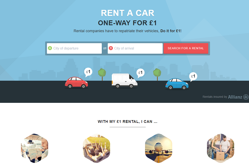 £1 intercity car rentals firm DriiveMe launches in the UK