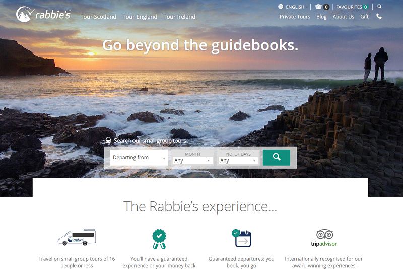 Scottish tours firm Rabbie’s partners with Chinese travel giant CTrip