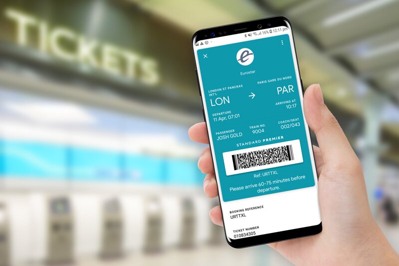 Eurostar unveils Google Pay paperless ticketing