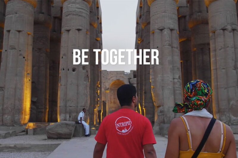 Coronavirus: Intrepid Travel #BeTogether community engagement social campaign