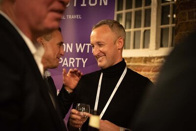 Travolution WTM drinks party