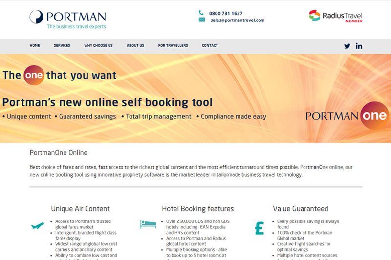Portman unveils online self-booking portal