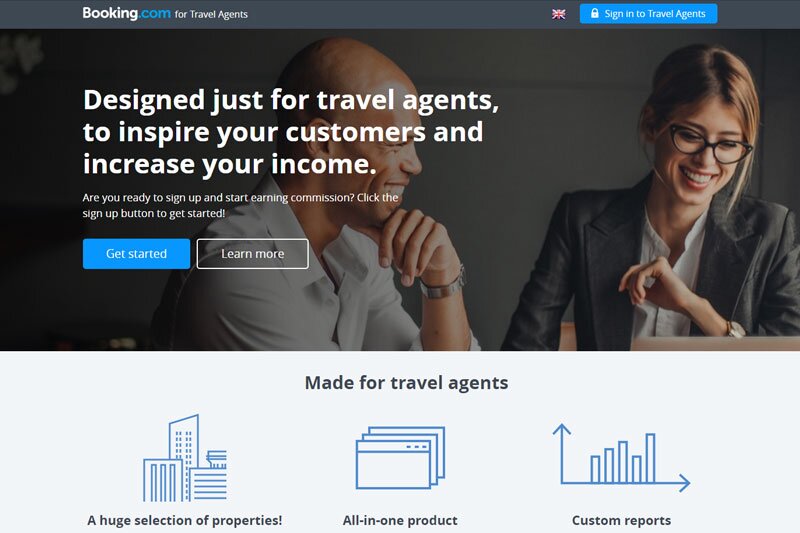 Travel agent portal launched by Booking.com