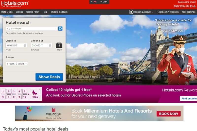 Hotels.com says guests can save £100s ditching 5 star for 4 star