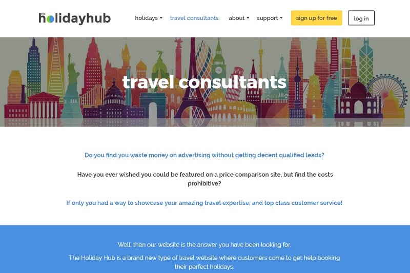 Website lets travel agents pitch for business by making customers an offer