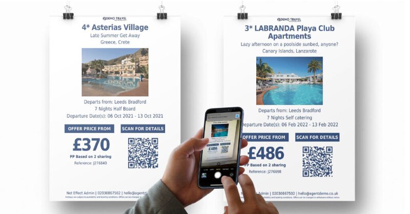 Travel Marketing Systems launches QR code window displays for high street agents