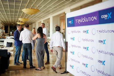 Con-X 2022 Mallorca: Welcome drinks sponsored by Travolution and conference