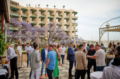 Con-X 2022 Mallorca: Welcome drinks sponsored by Travolution and conference