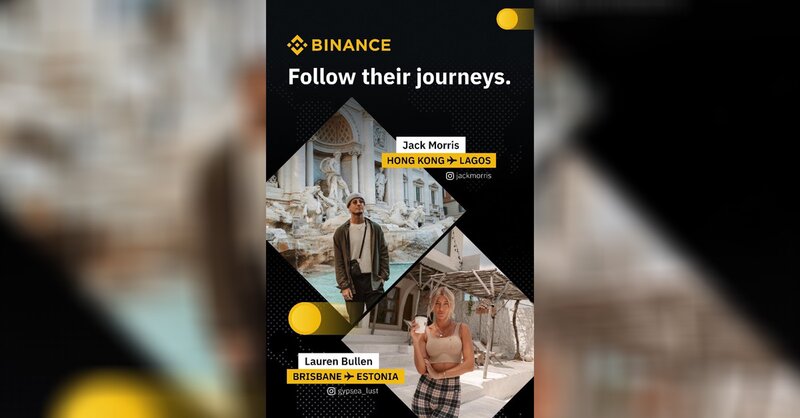 Binance sends influencers on crypto trip to promote simplicity of travel in Web 3.0 era