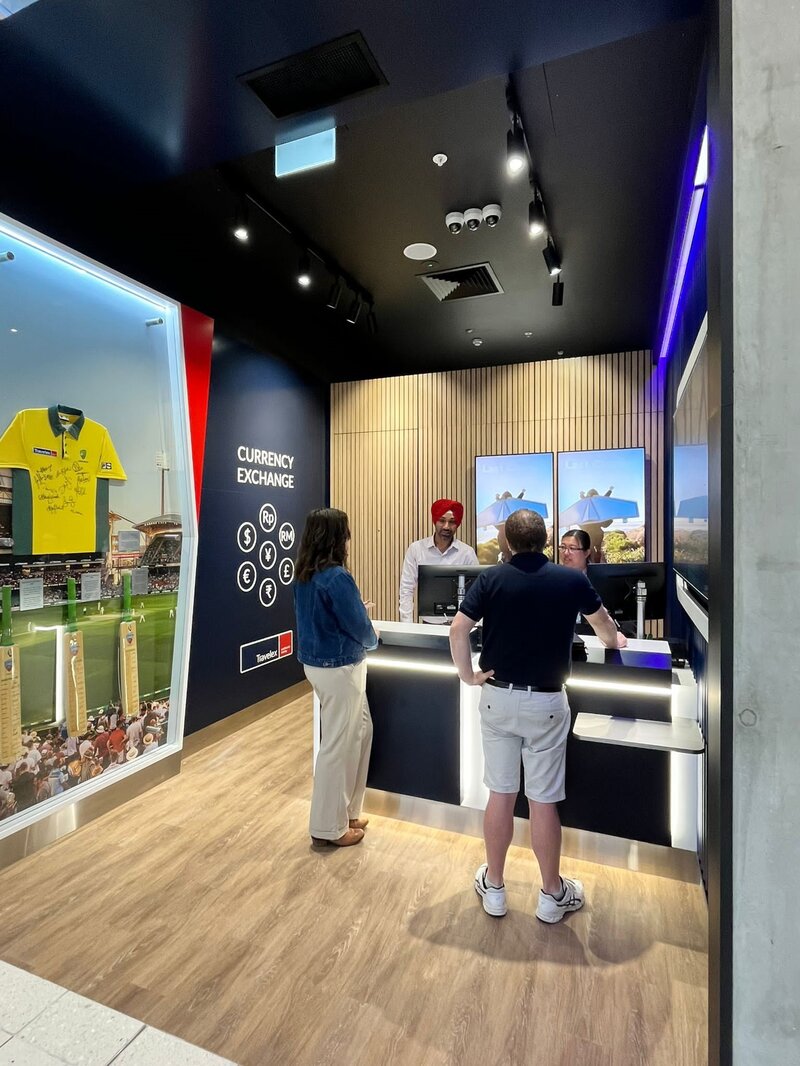 Travelex launches cricket-themed digital store at Adelaide airport