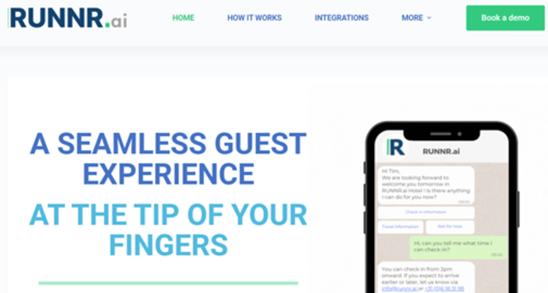 Tiqets integrates with hospitality Artifical Intelligence comms platform RUNNR.ai