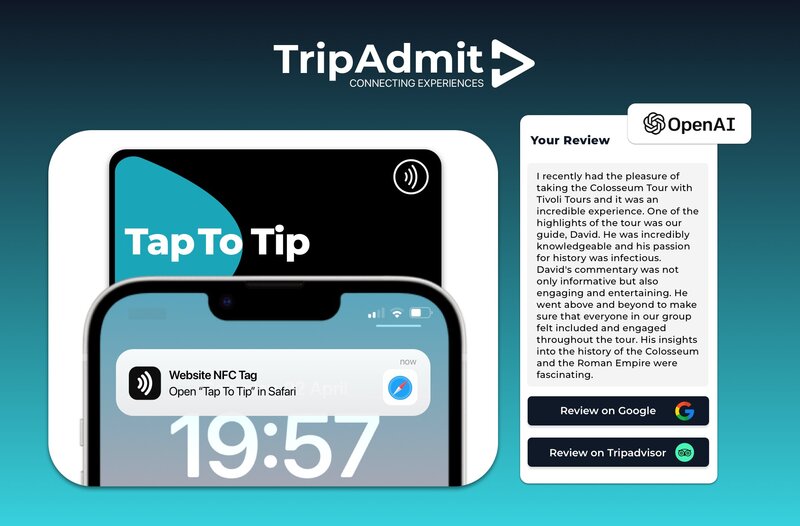 TripAdmit adds ChatGPT review generator to its digital tipping service