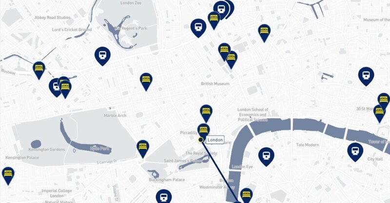 Railbookers Group releases interactive map to help travel planning