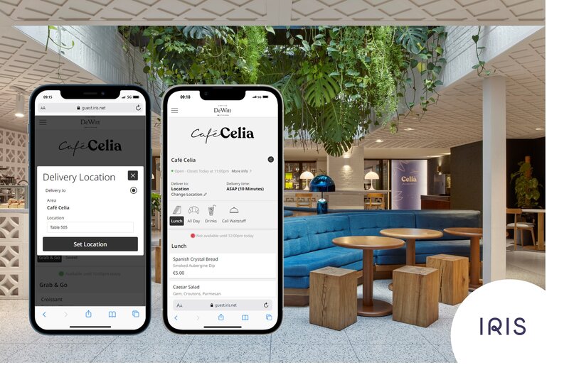 Kimpton De Witt partners with IRIS for F&B mobile ordering