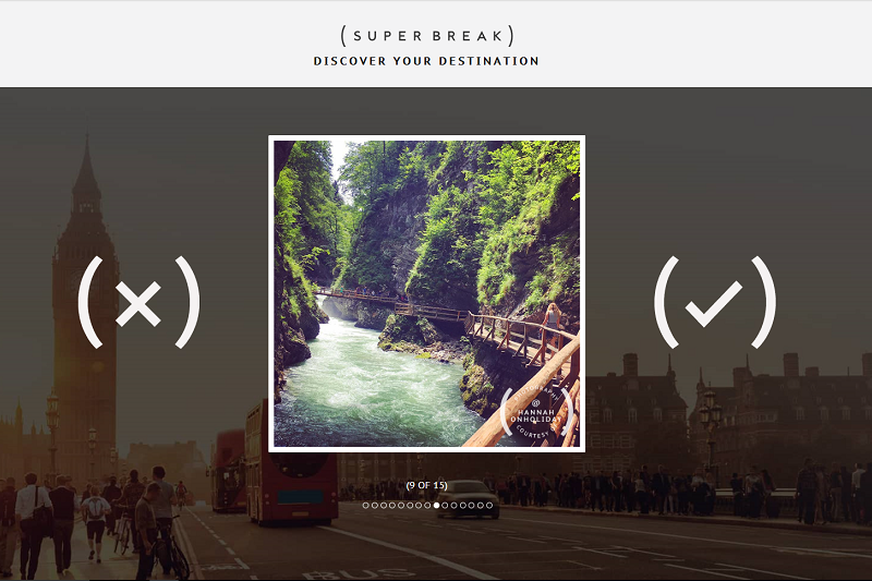 ‘Tinder of travel’ created by Super Break to help customers discover destinations