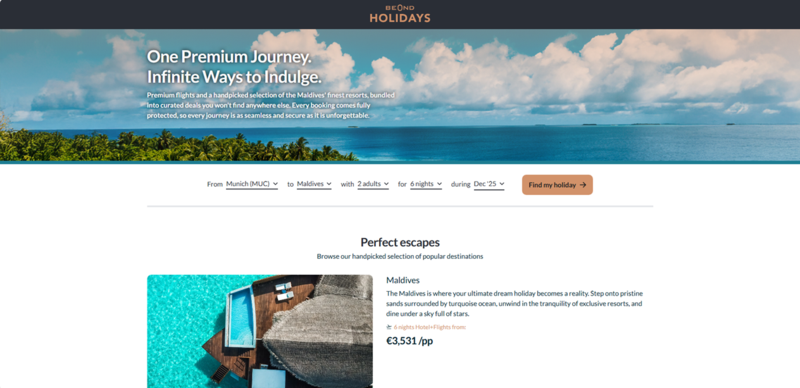 beOnd partners with TUI Airline Holidays and Nezasa for OTA platform